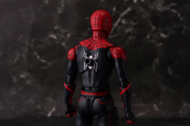 S.H.Figuarts スパイダーマン アップグレードスーツ のスタンド穴の写真