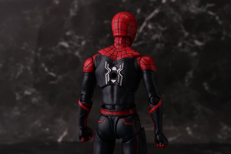 S.H.Figuarts スパイダーマン アップグレードスーツ のスタンド穴の写真