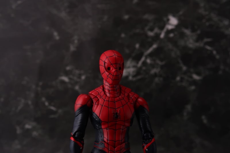 S.H.Figuarts スパイダーマン アップグレードスーツ の顔の写真