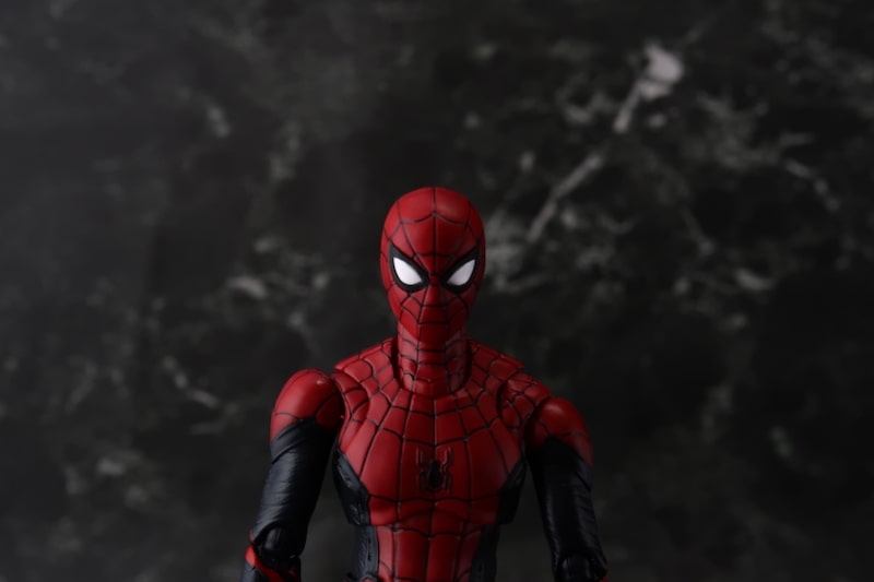 S.H.Figuarts スパイダーマン アップグレードスーツ の顔の写真