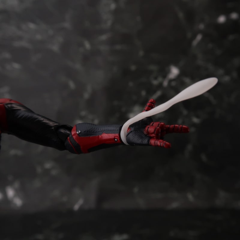 S.H.Figuarts スパイダーマン アップグレードスーツ のスパイダーウェブの写真