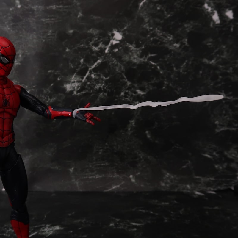 S.H.Figuarts スパイダーマン アップグレードスーツ のスパイダーウェブの写真