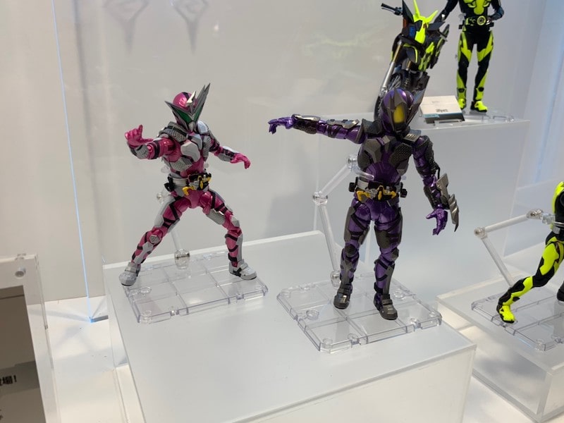 魂ネイションズの展示 仮面ライダーの写真