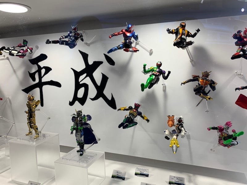 魂ネイションズの展示 ライダーキックの写真