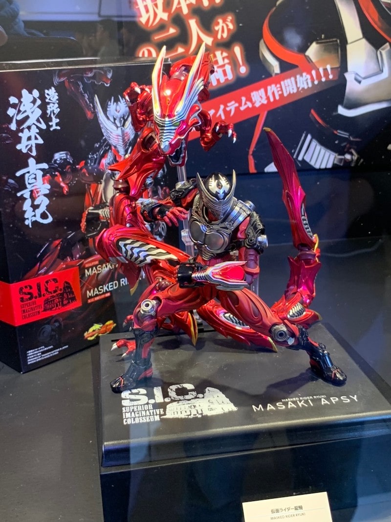 魂ネイションズの展示 仮面ライダー龍騎の写真