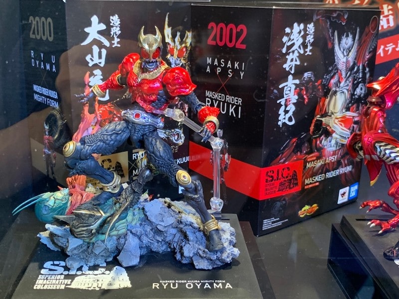 魂ネイションズの展示 仮面ライダークウガの写真