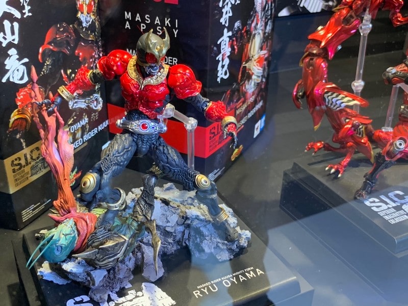 魂ネイションズの展示 仮面ライダークウガの写真