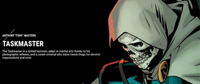 映画「ブラック・ウィドウ」に登場するヴィラン、タスク・マスターとは？能力を考察